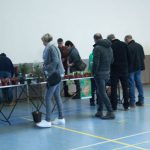 Besucher bei der Gartenausstellung über fleischfressende Pflanzen in Frammersbach. Ausstellung über fleischfressende Pflanzen in Frammersbach.