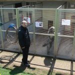 Frank Rudolf und Carnivor-Plants zu Besuch im Tierheim Wertheim. Frank Rudolf im Tierheim Wertheim